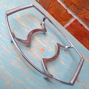 Metal Stand Pot Holder Vintage Corning Ware Mid Century Modern Dining Serve ware